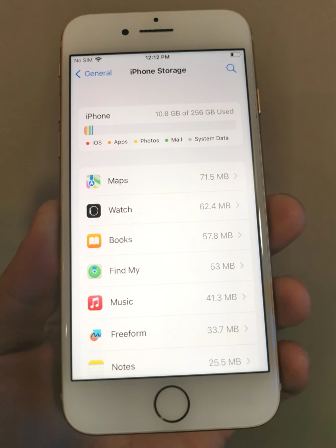 iPhone 8 256G Gold 97% battery health - photo 5