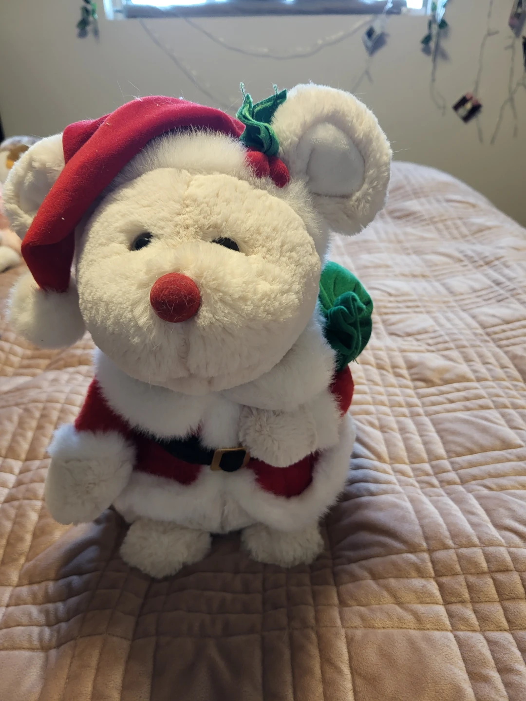 Santa bear plushy