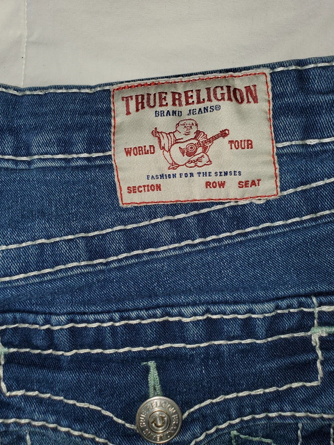 True Religion Jennie Curvy Mid Rise Super Skinny Jeans Size 31 - photo 3