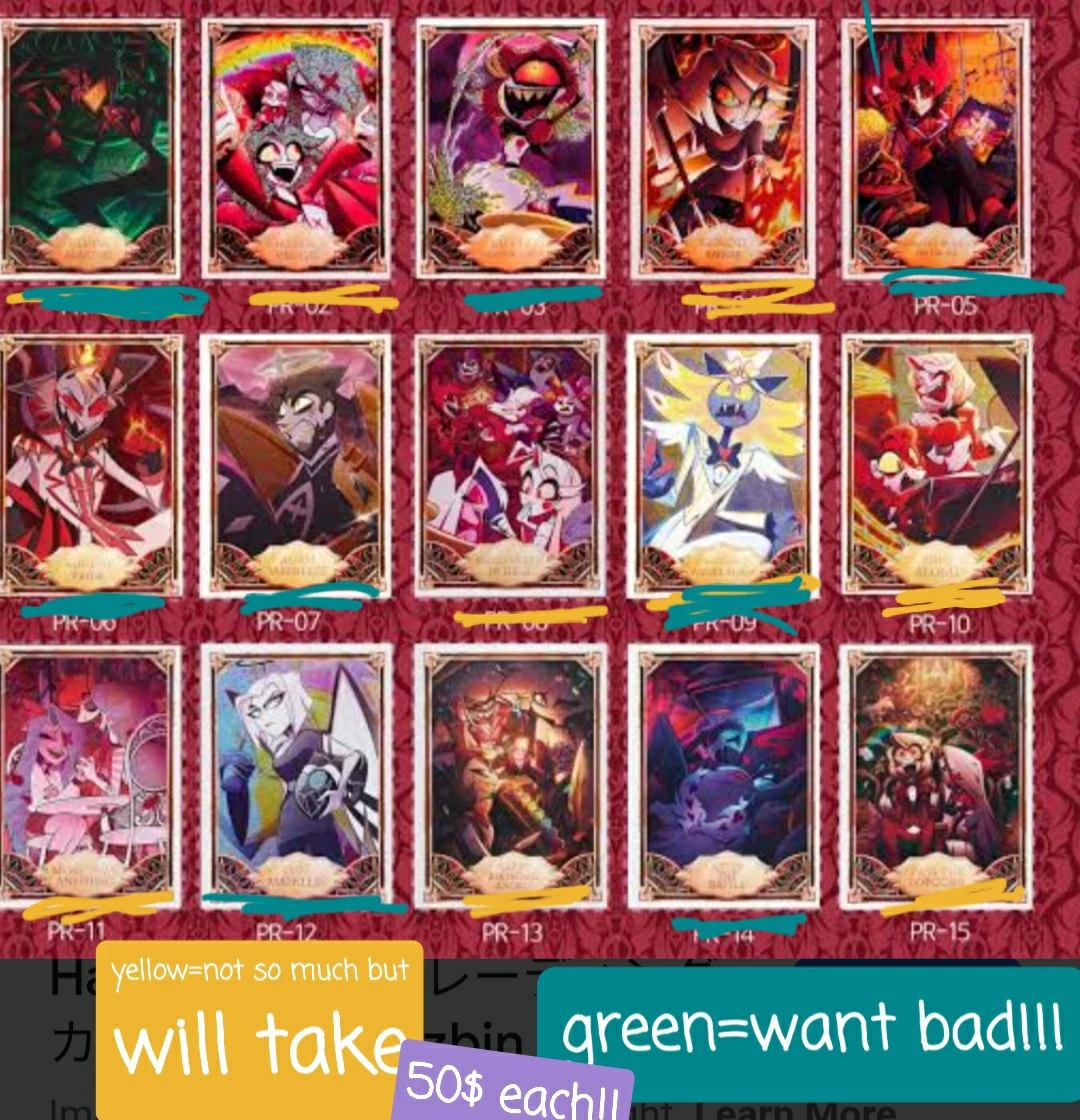 hazbin hotel buying cards! - photo 3
