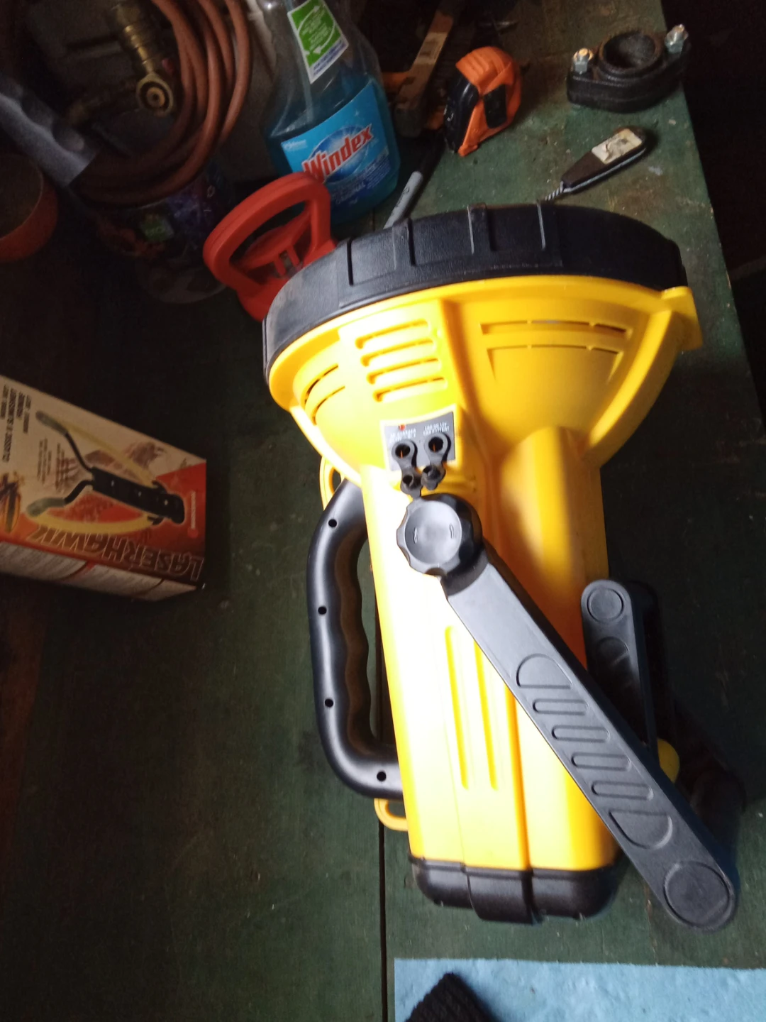 Yellow and Black Rechargeable Spotlight - photo 2