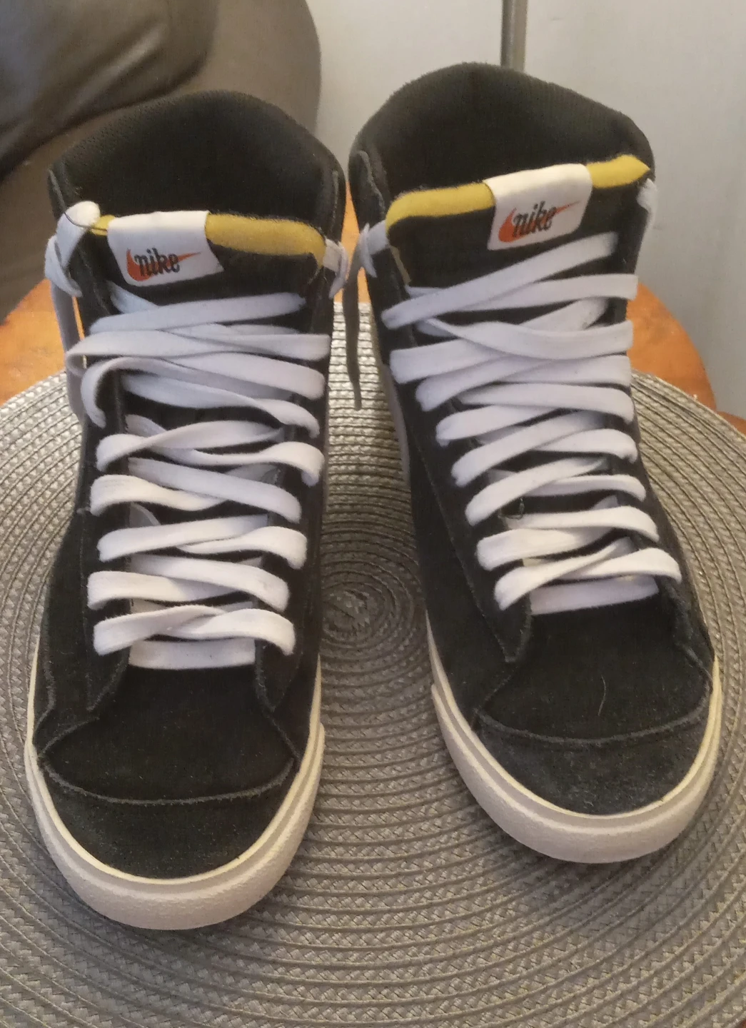 Nike Blazer Mid '77 Vintage Black Suede High Top Sneakers - photo 2