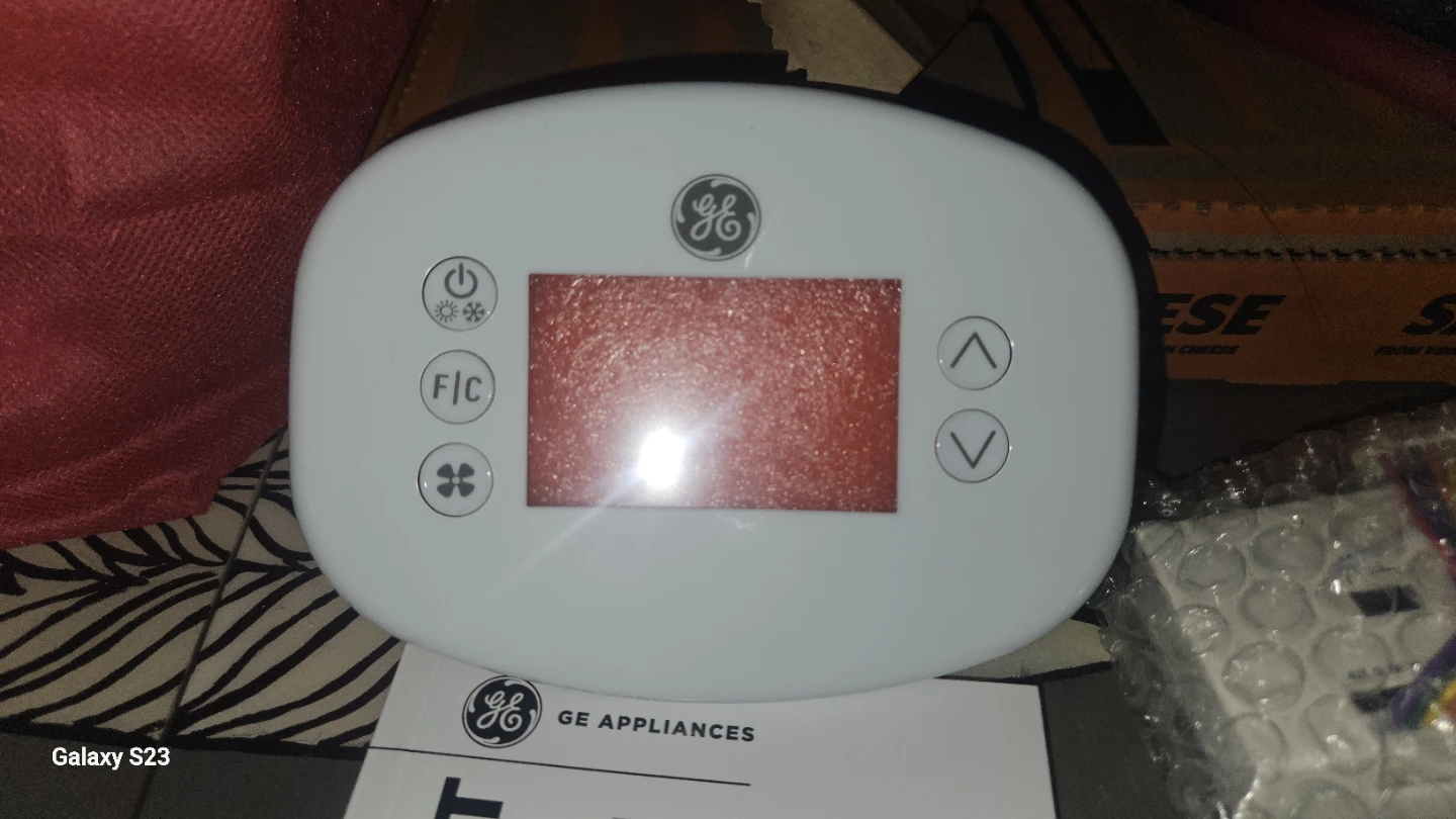 GE Wireless Thermostat with two fan speeds - photo 4