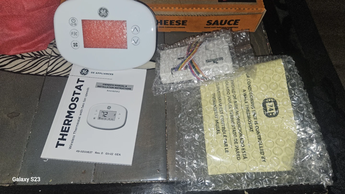 GE Wireless Thermostat with two fan speeds - photo 5