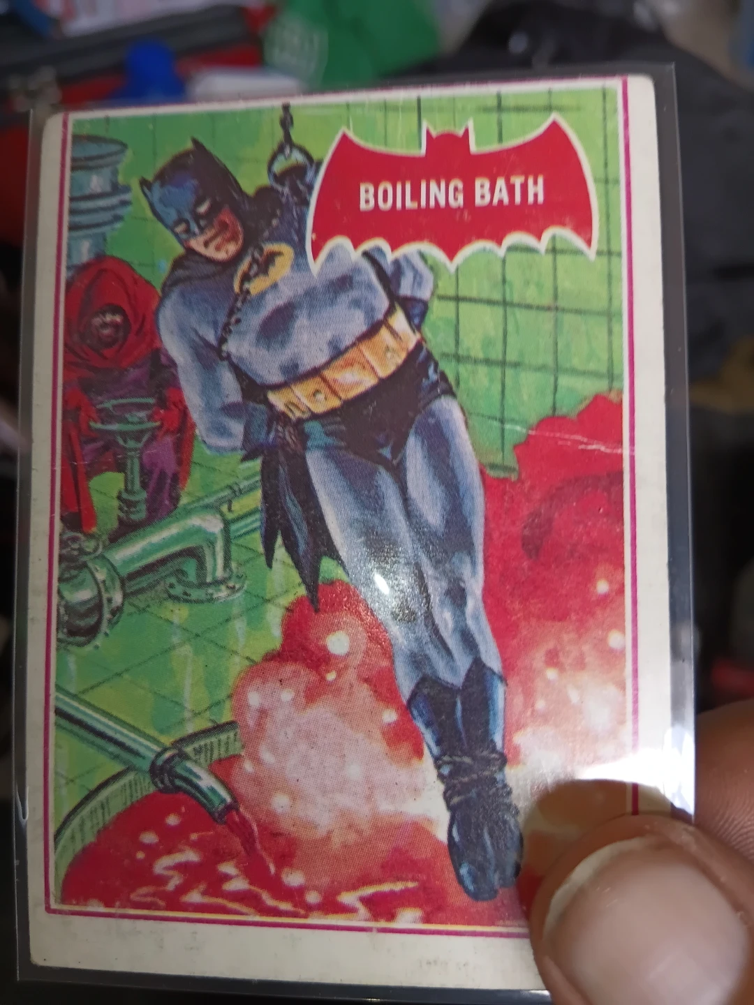 Batman 1966 "Boiling Bath" Riddle Puzzle Pack Card