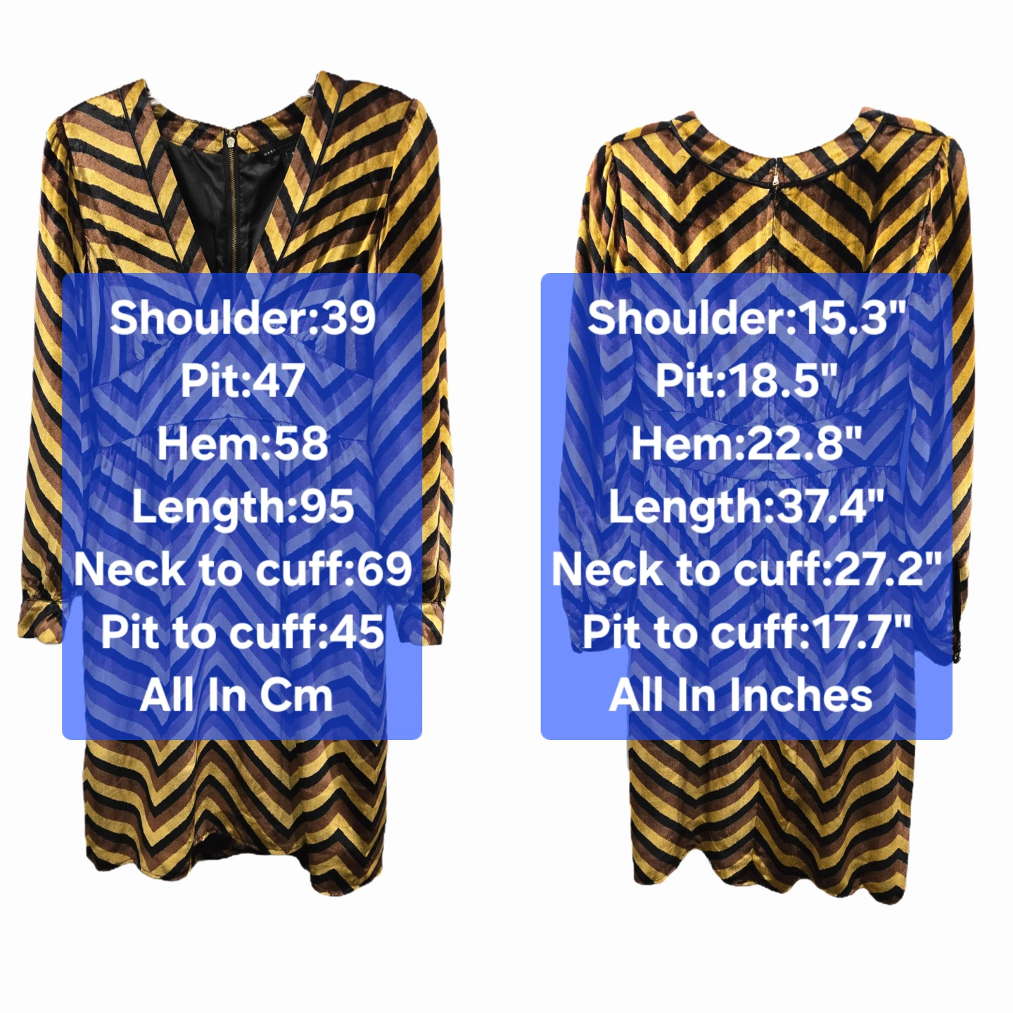 Marc By Marc Jacobs Jagz Velvet Chevron Dress Size 4 - photo 2