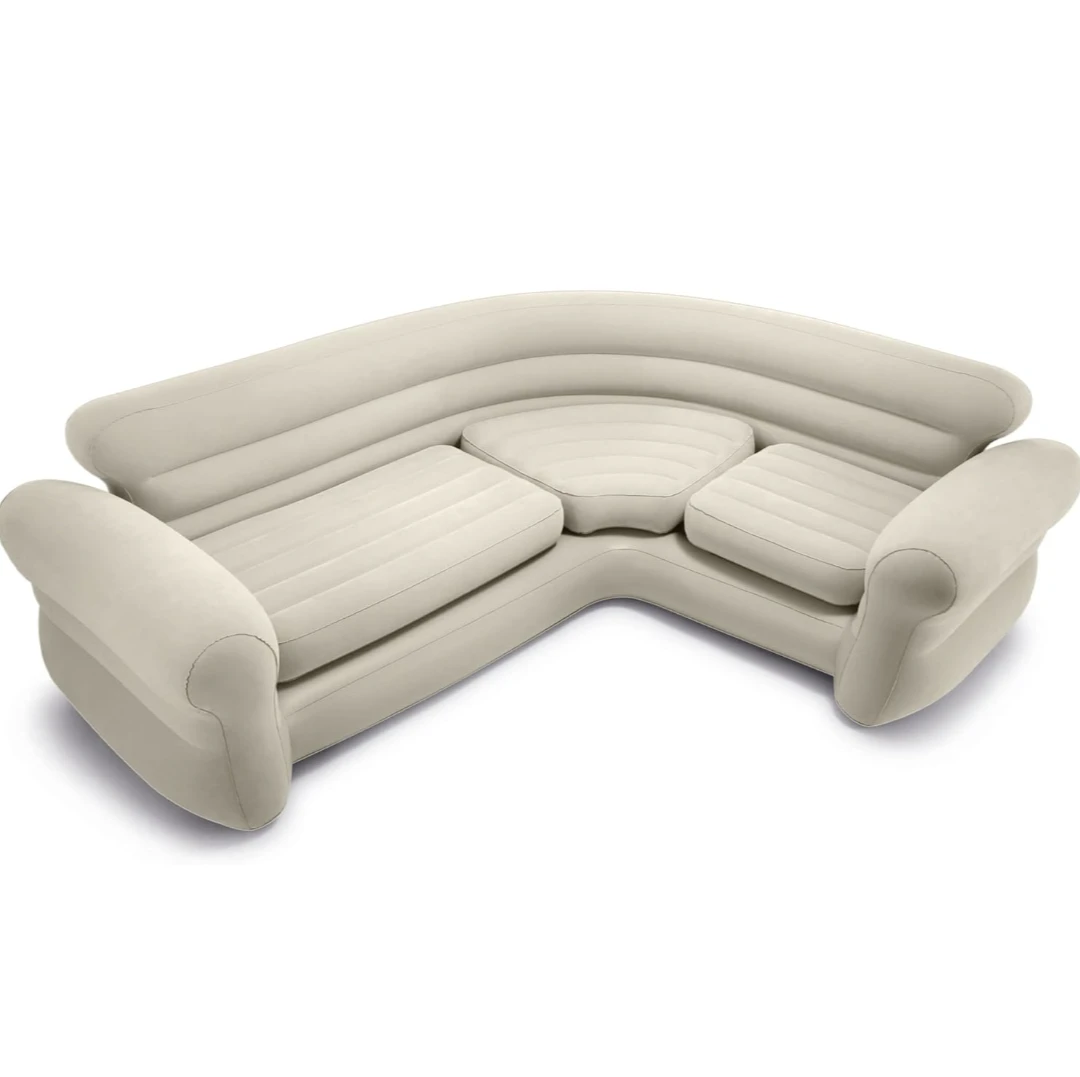 Intex Inflatable L-Shaped Corner Sofa (Huge! 101" x 80") - photo 3