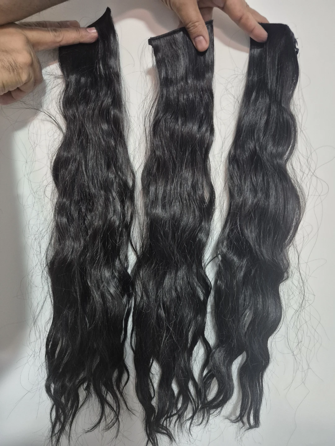 Clip-in Hair Extensions - Black & Brown - photo 2