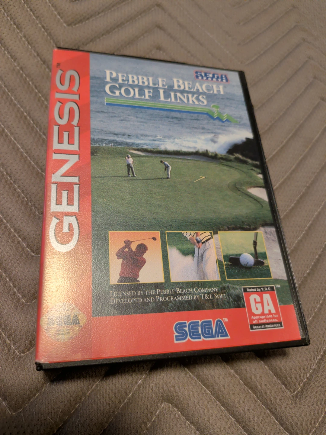 Sega Genesis Pebble Beach Golf Links Game