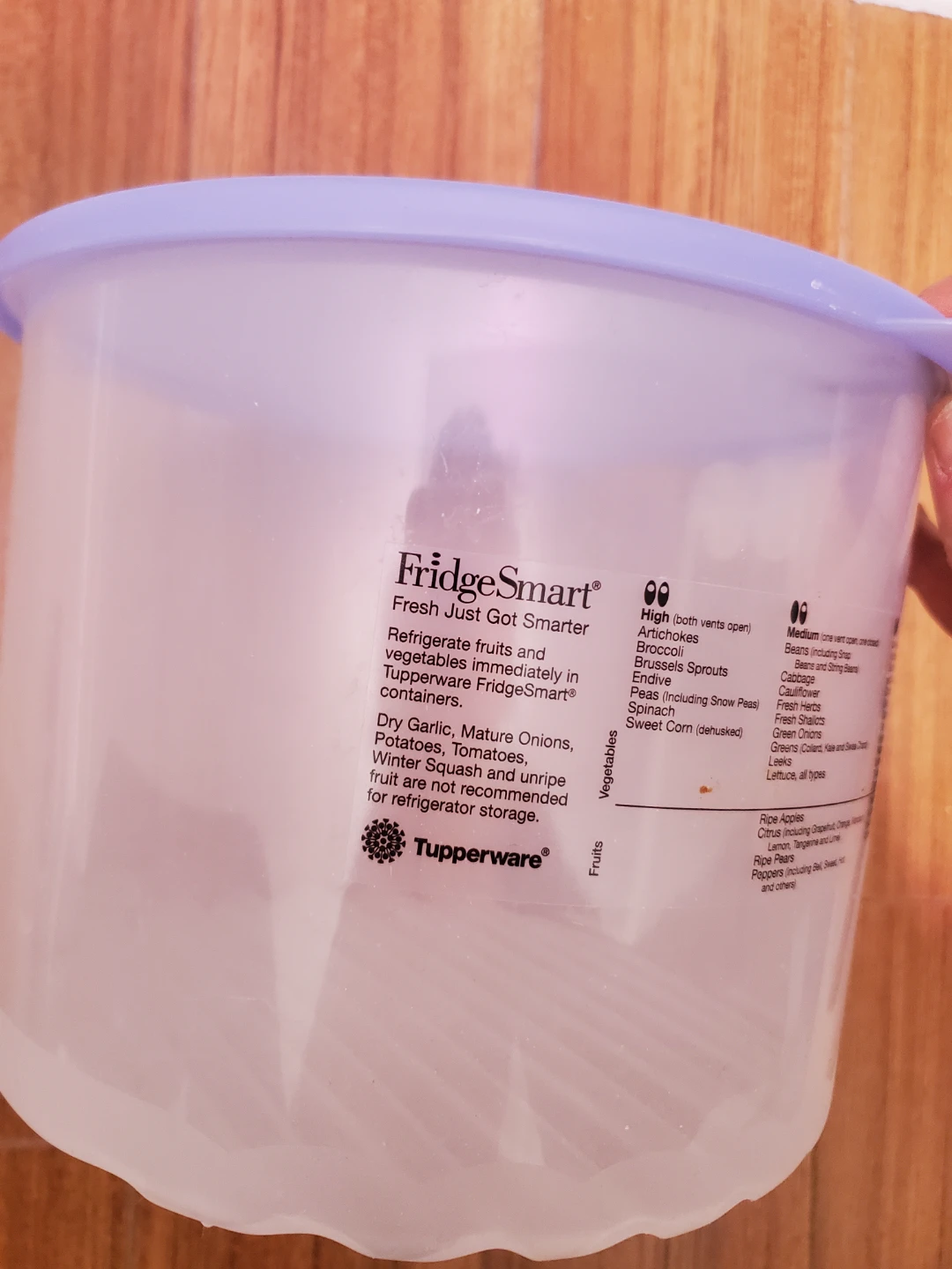 Tupperware FridgeSmart Container large - photo 2