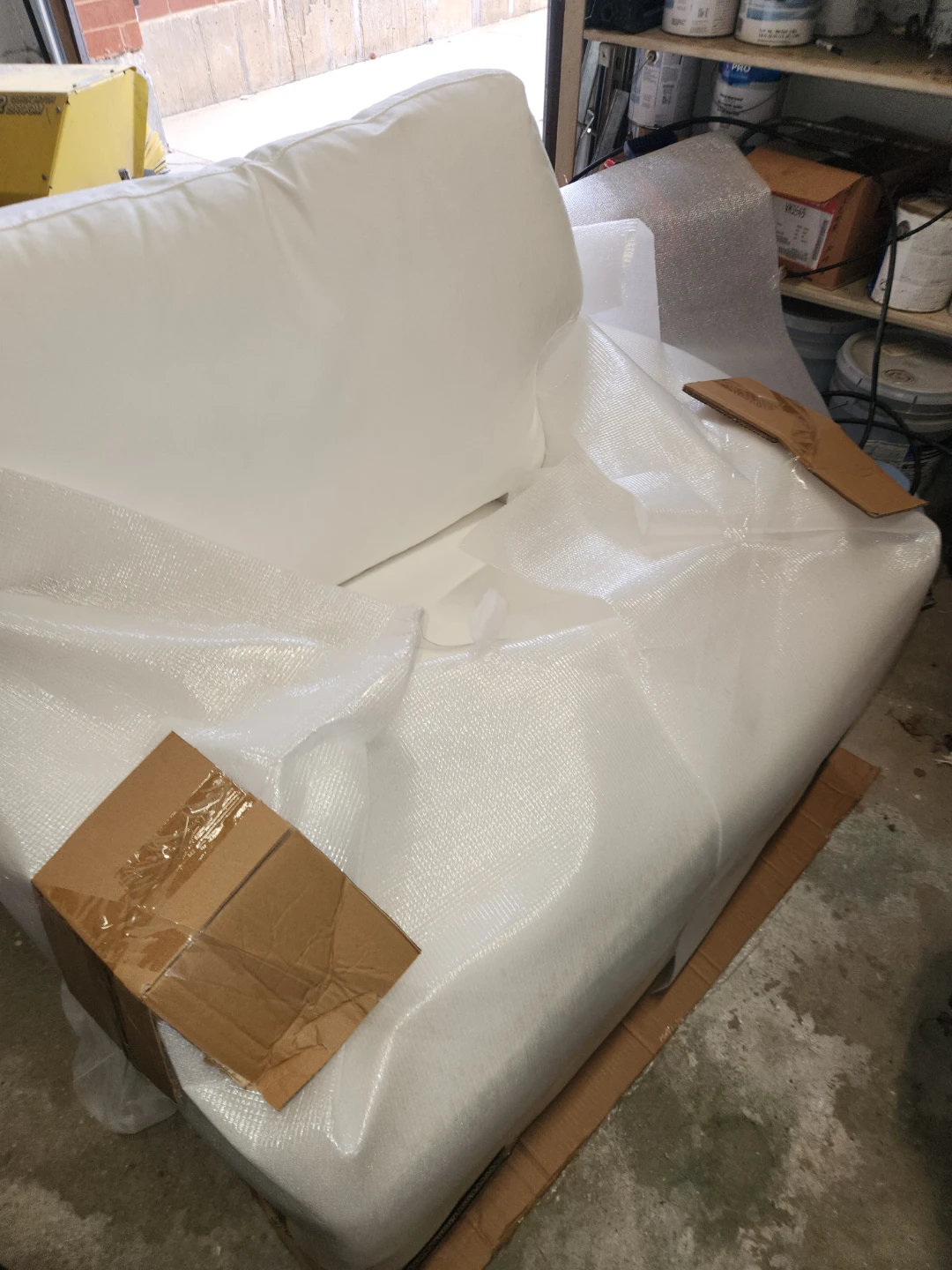 Stone & Beam Lauren Oversized Accent Armchair - 46" W, Pearl - photo 4