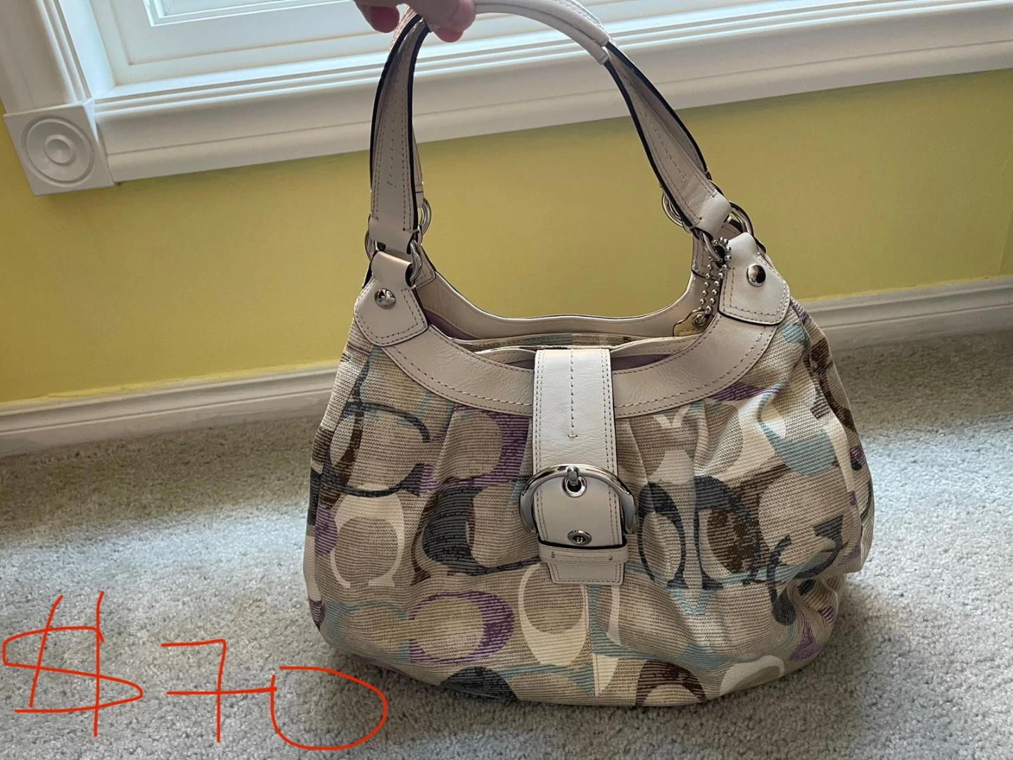 Coach Signature Canvas Shoulder Bag