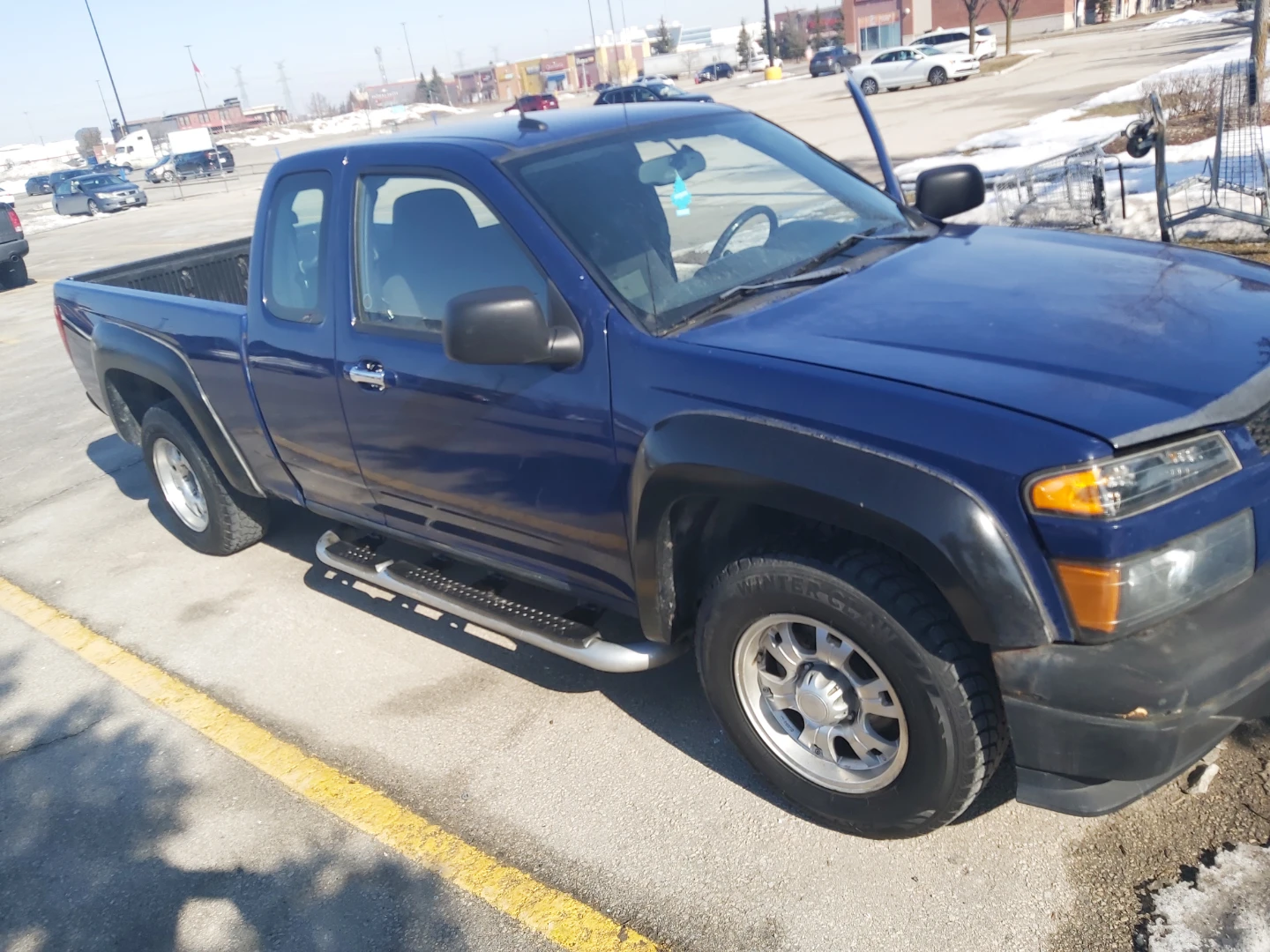 Blue Chevrolet Colorado Truck