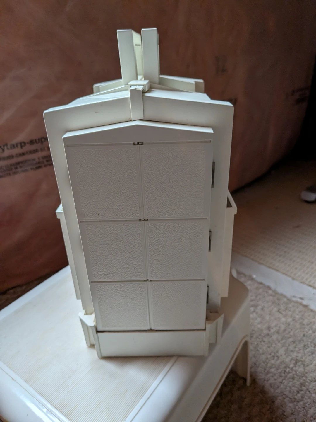 Cream Sewing Notions Box Organizer