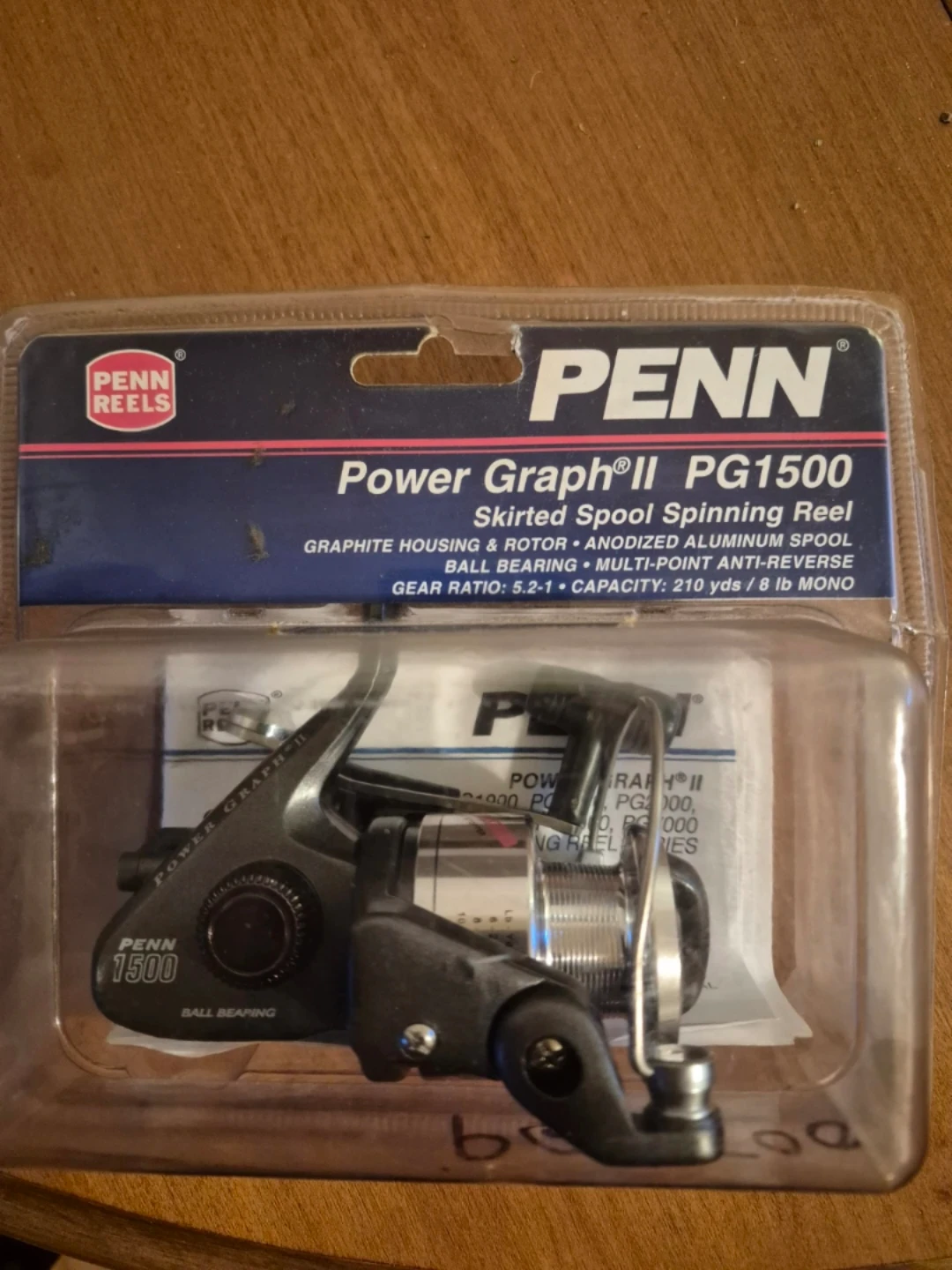 PENN Power Graph II PG1500 Skirted Spool Spinning Reel