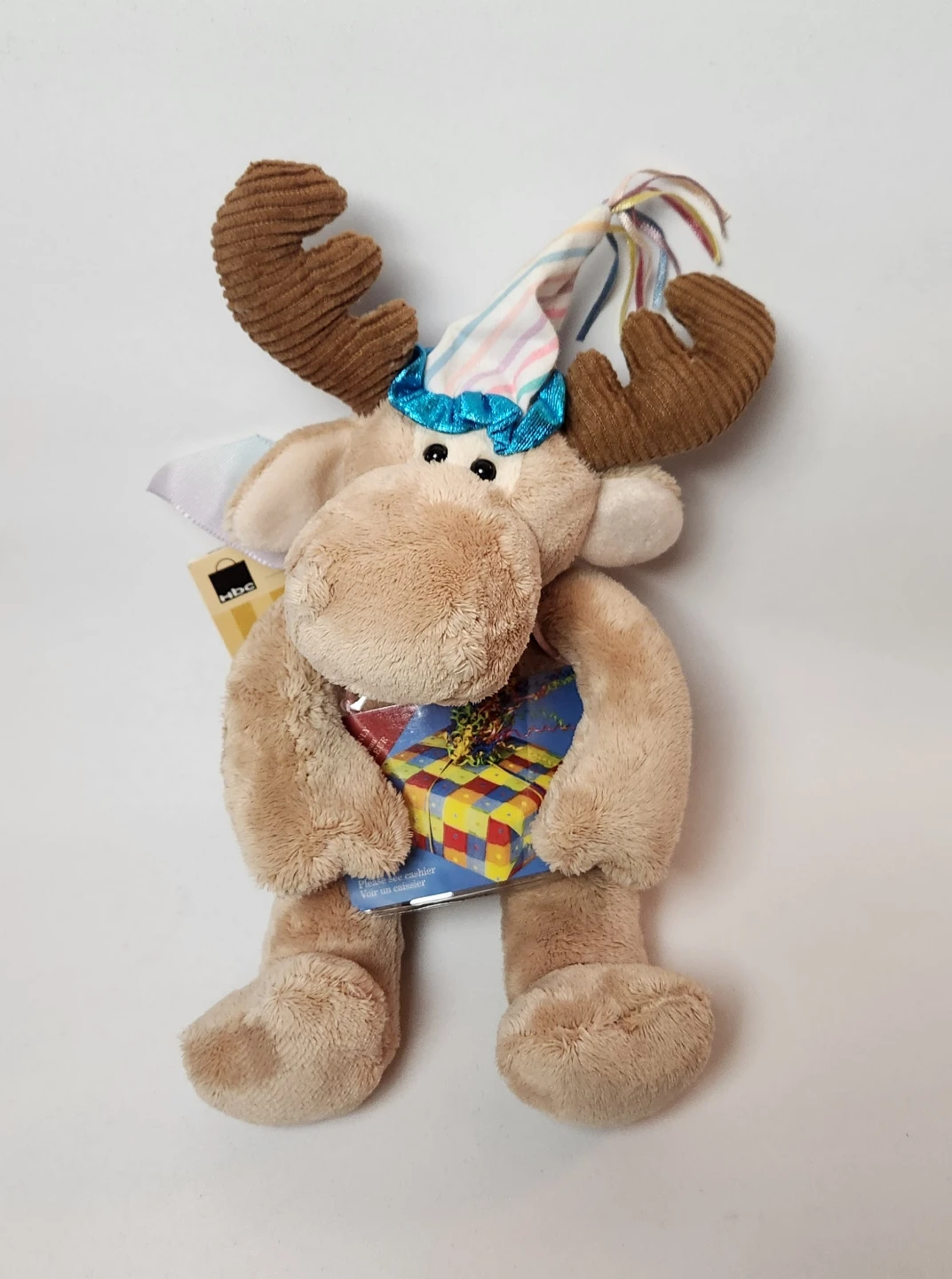 Hudson Bay "Make Someone Smile" Party Moose Plush
