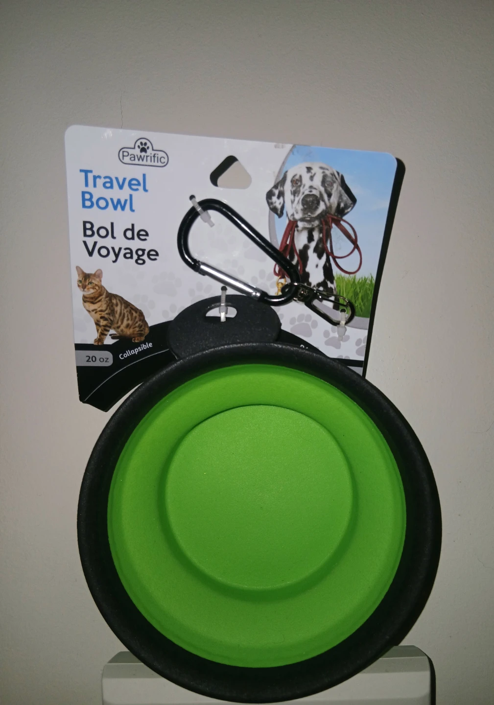 Pawrific Collapsible Travel Bowl 20 oz