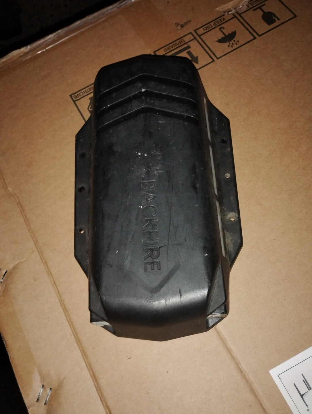 Backfire electric skateboard motor cover