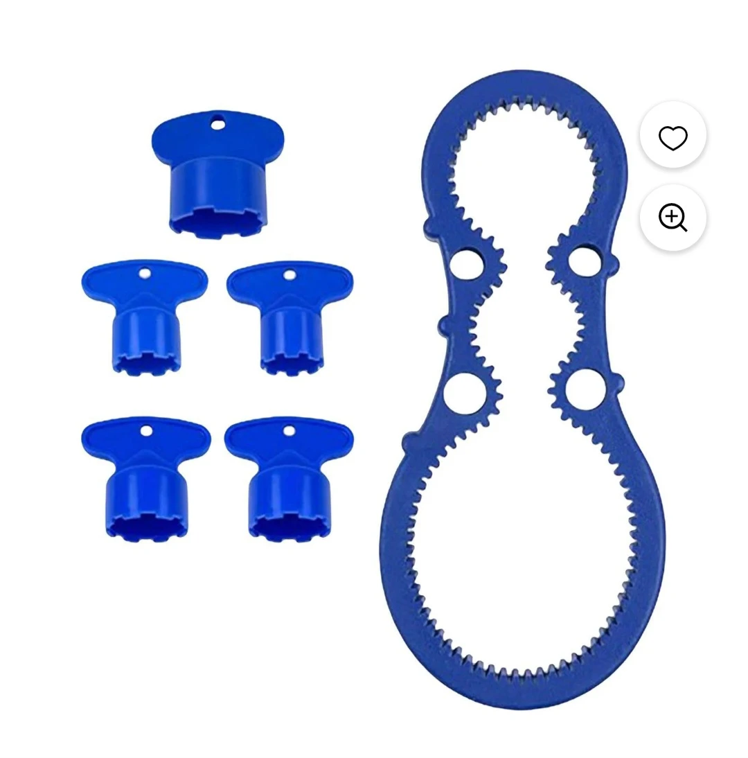 Cache Sink Water Faucet Aerator Key Removal Wrench Tap Faucet - photo 4