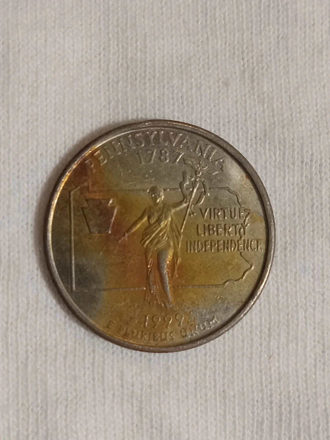 1999 USA 🇺🇸 Pennsylvania State Coin