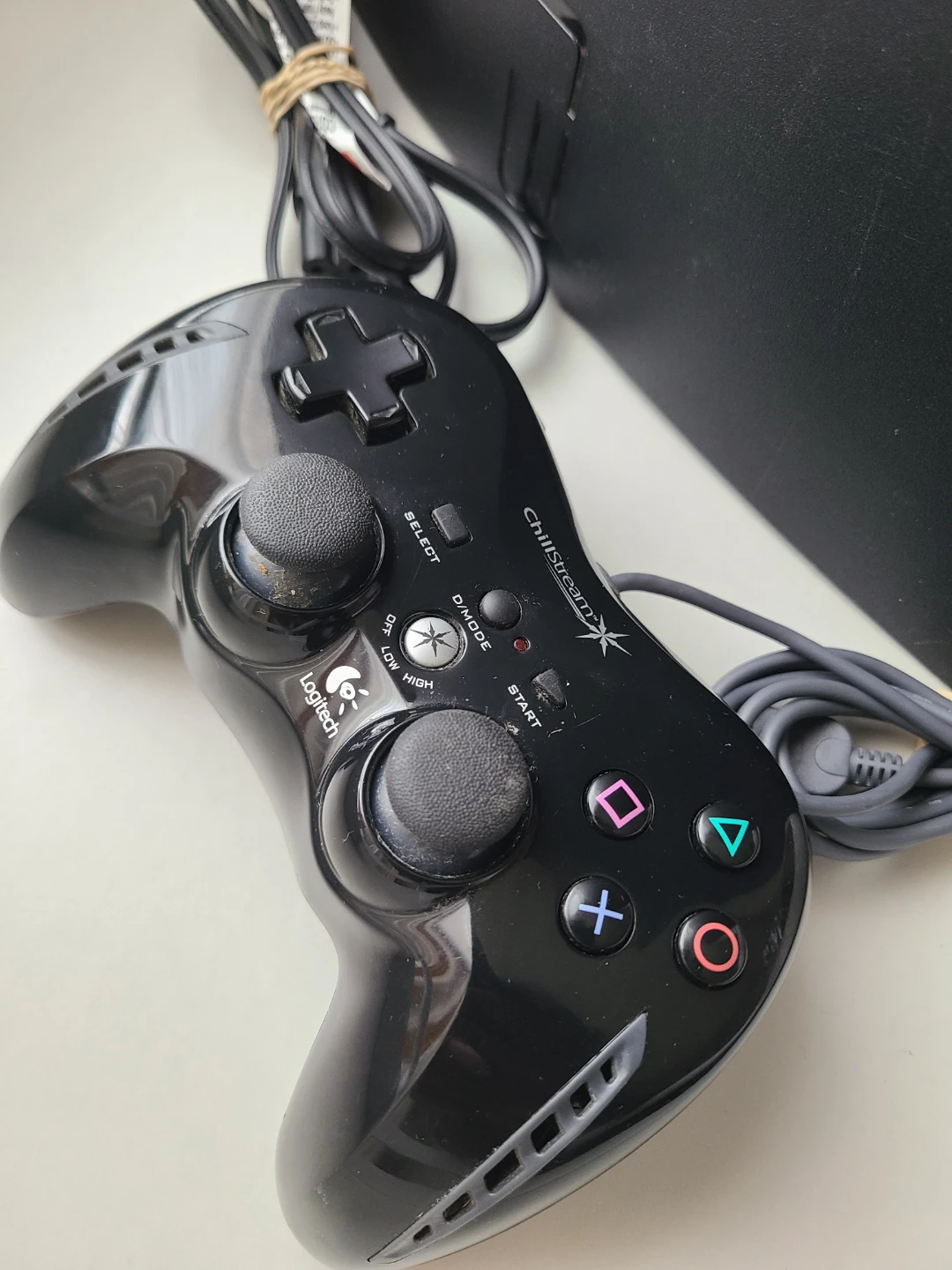 PS3 Slim Console  + ChillStream Controller Tested - photo 3