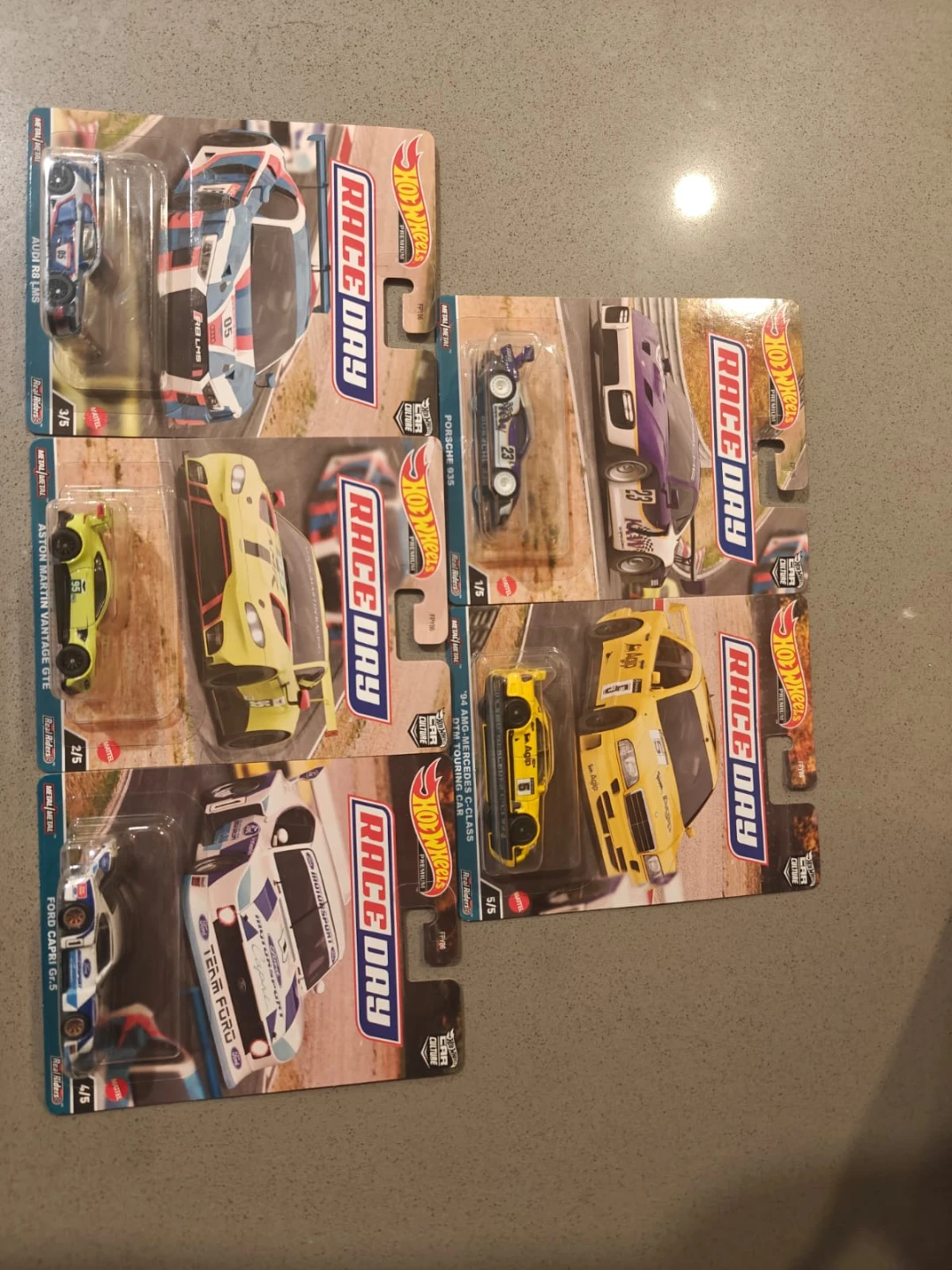 Hot Wheels Premium Race Day Die-Cast Cars