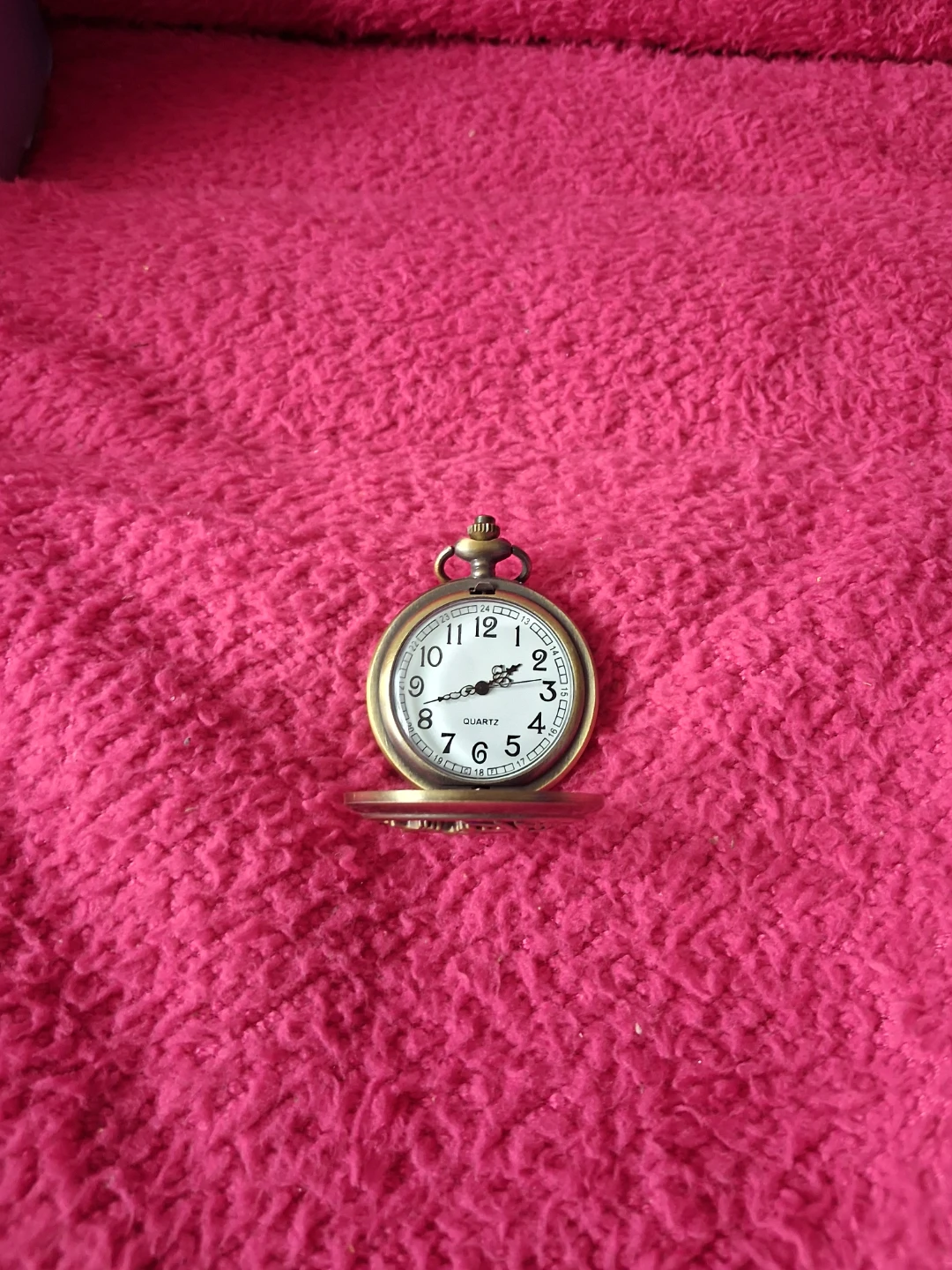 Vintage Pocket Watch with Deer Engraving - photo 5