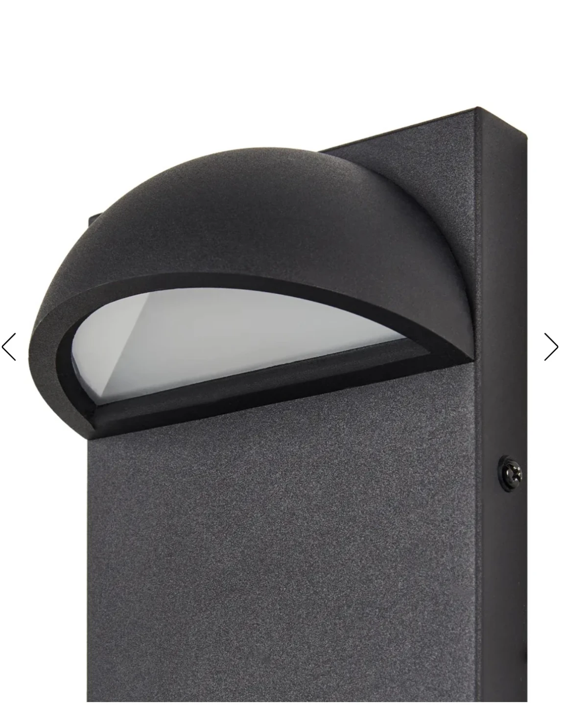 Modern Black Outdoor Wall Light Fixture - photo 4