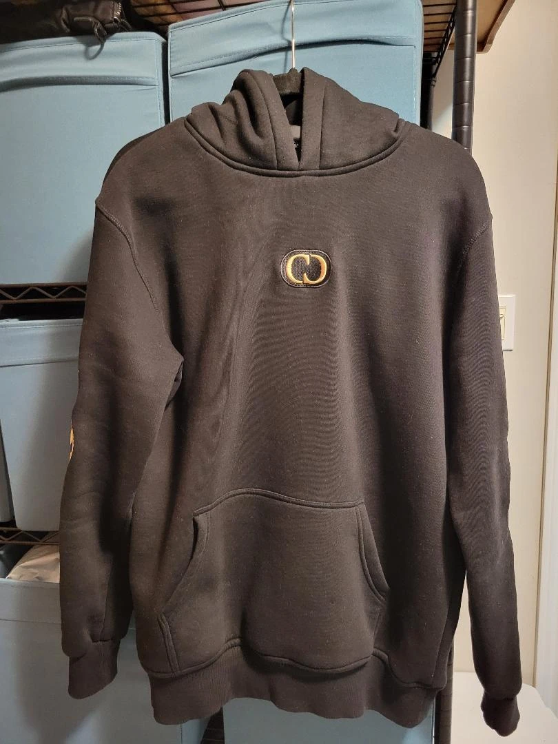 Gucci Criminal Damage Black Dragon Embroidered Hoodie XXL