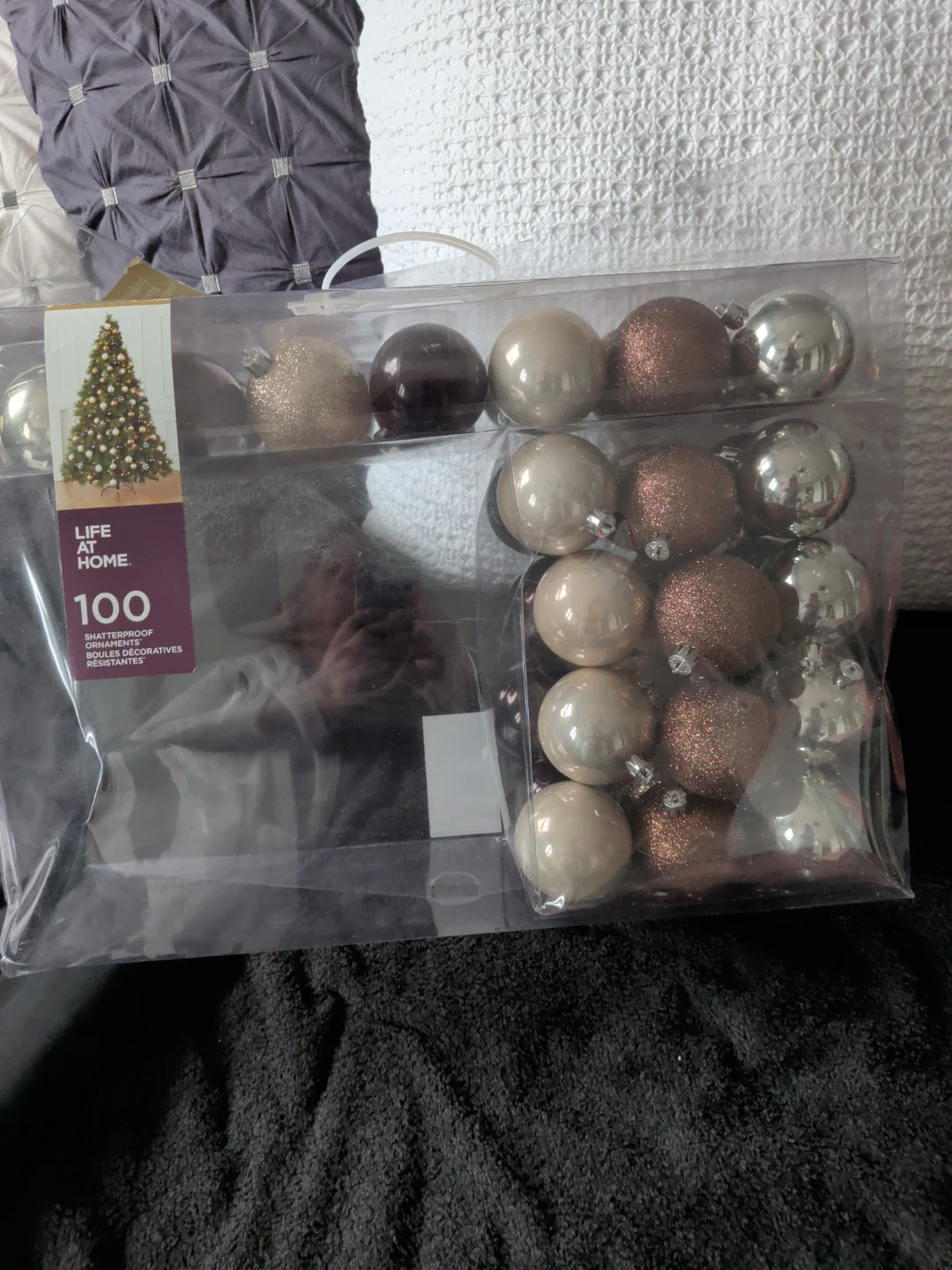 Life at Home 26 Shatterproof Christmas Ornaments
