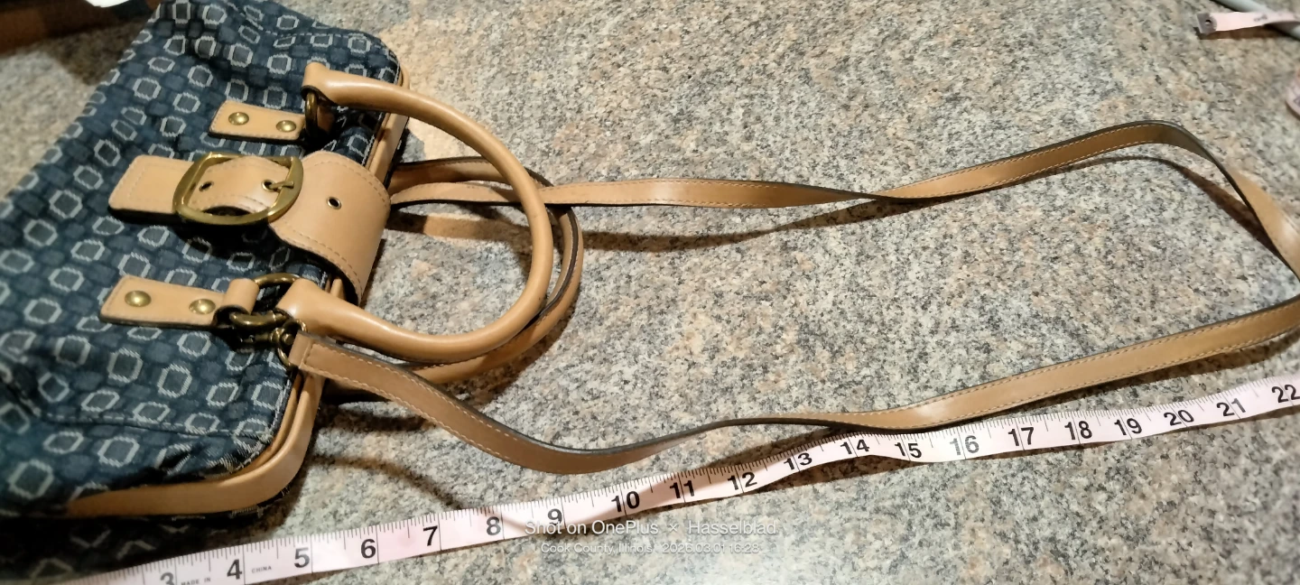 Nine West Blue & Tan Shoulder Bag - photo 4
