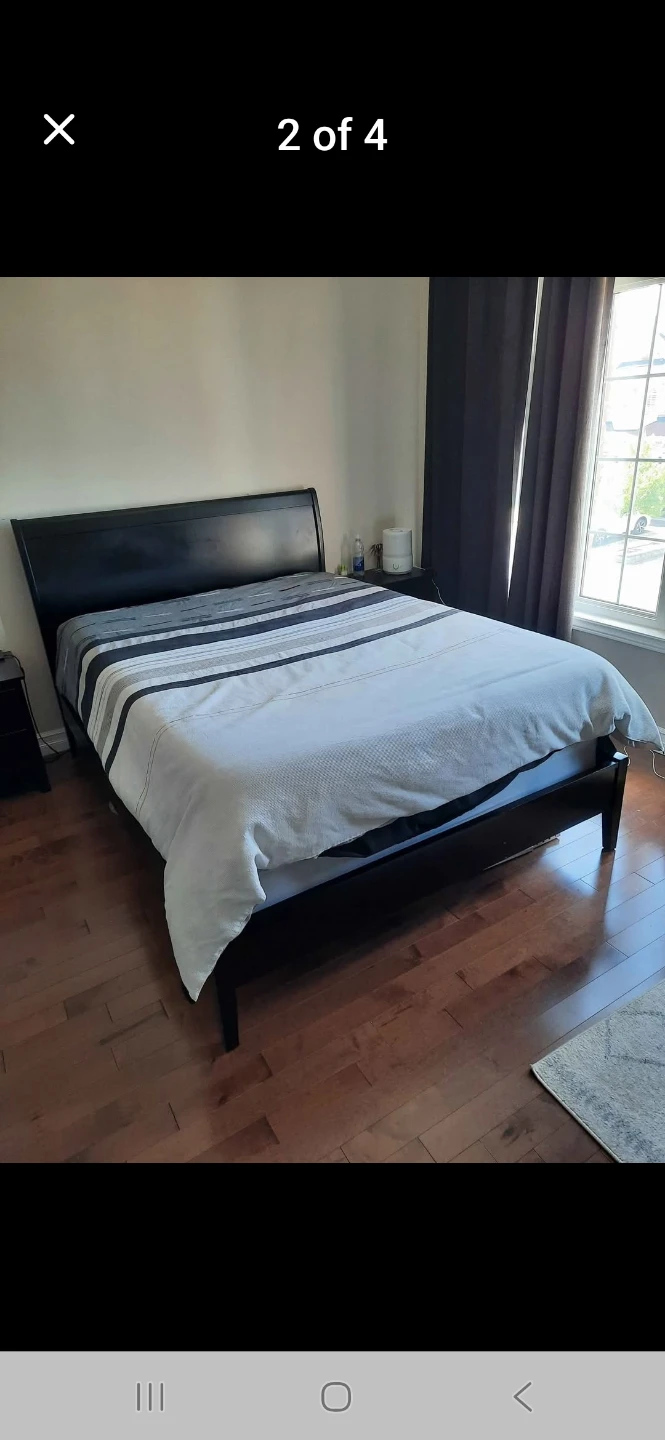 Queen bed -Wood - photo 3