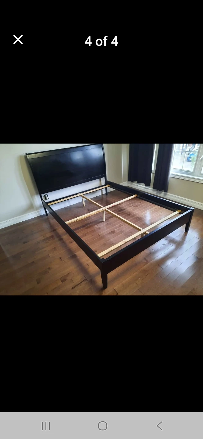 Queen bed -Wood - photo 4