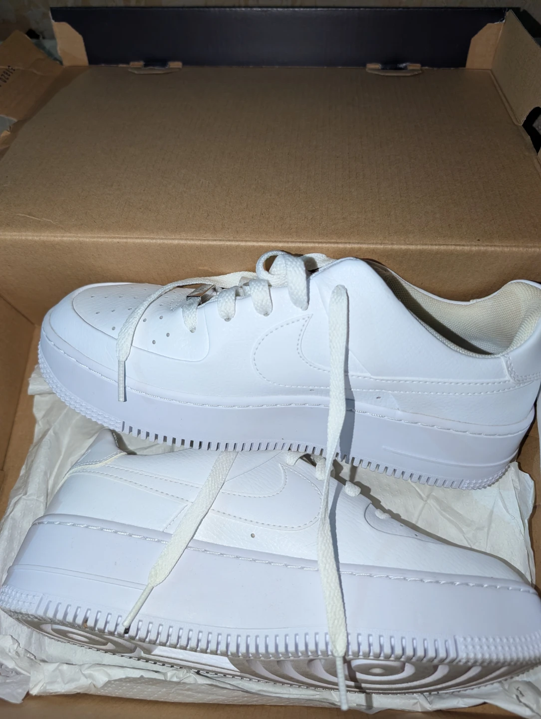 Nike Air Force 1 Sage Low Platform Sneakers White