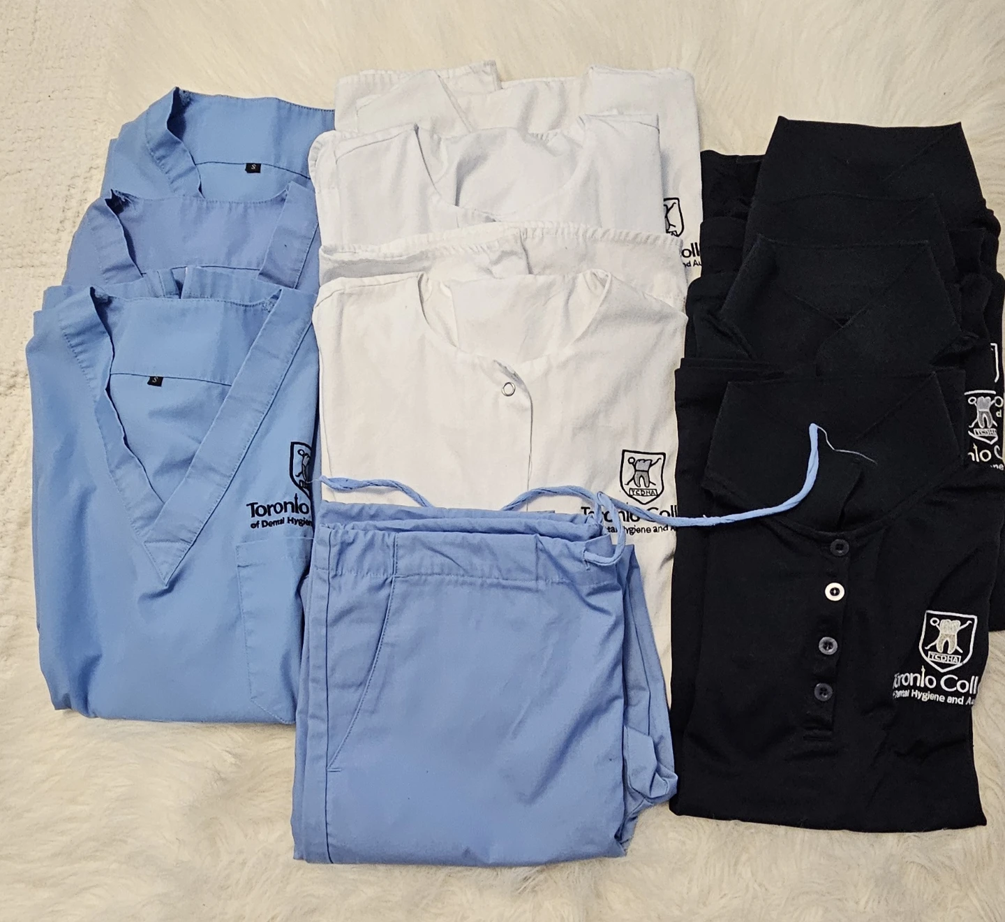Toronto College of Dental Hygiene Uniforms Scrubs Coats Polos