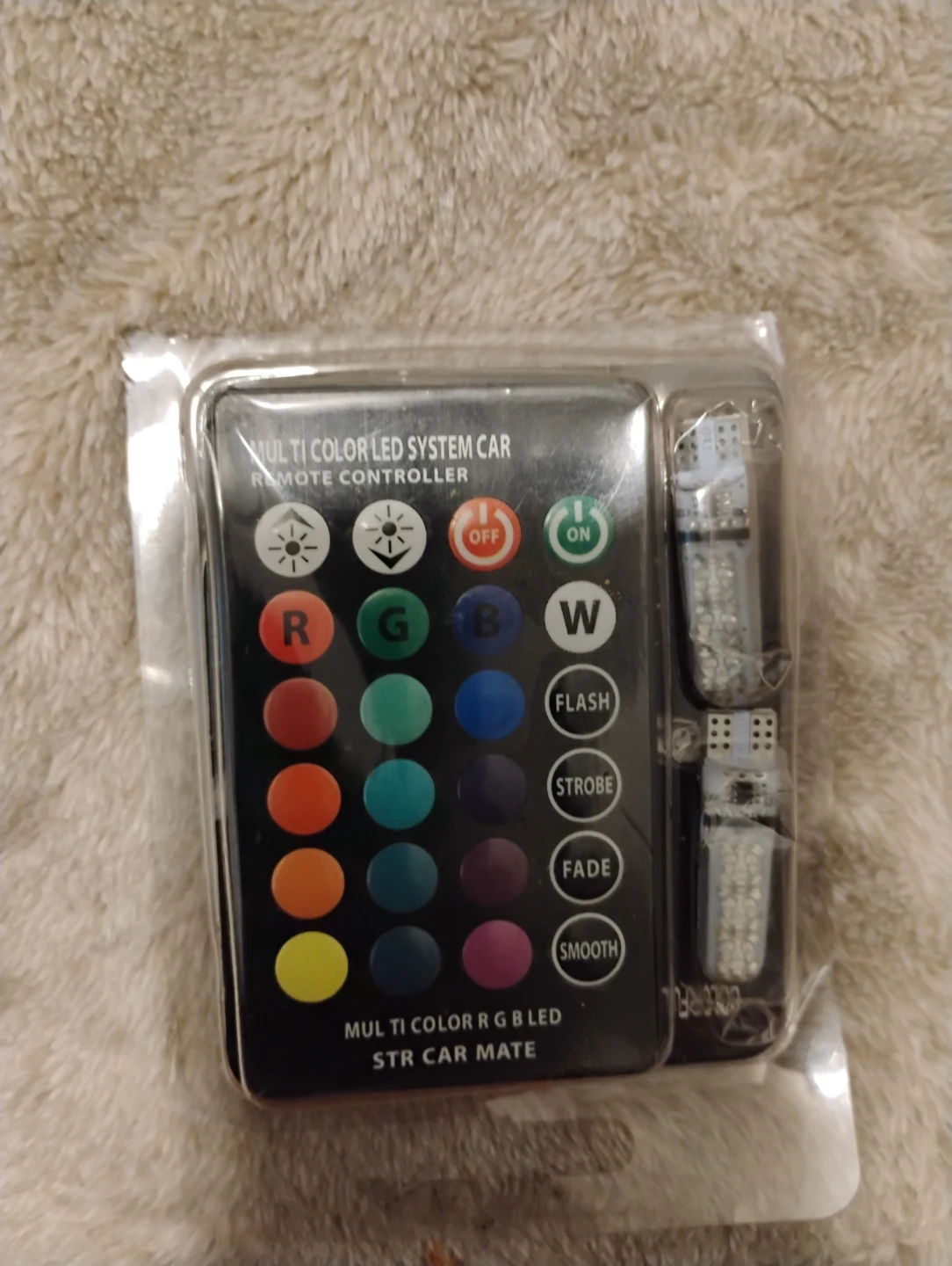 CARCOB Colorful Auto Lamp Infrared Ray Remote Control