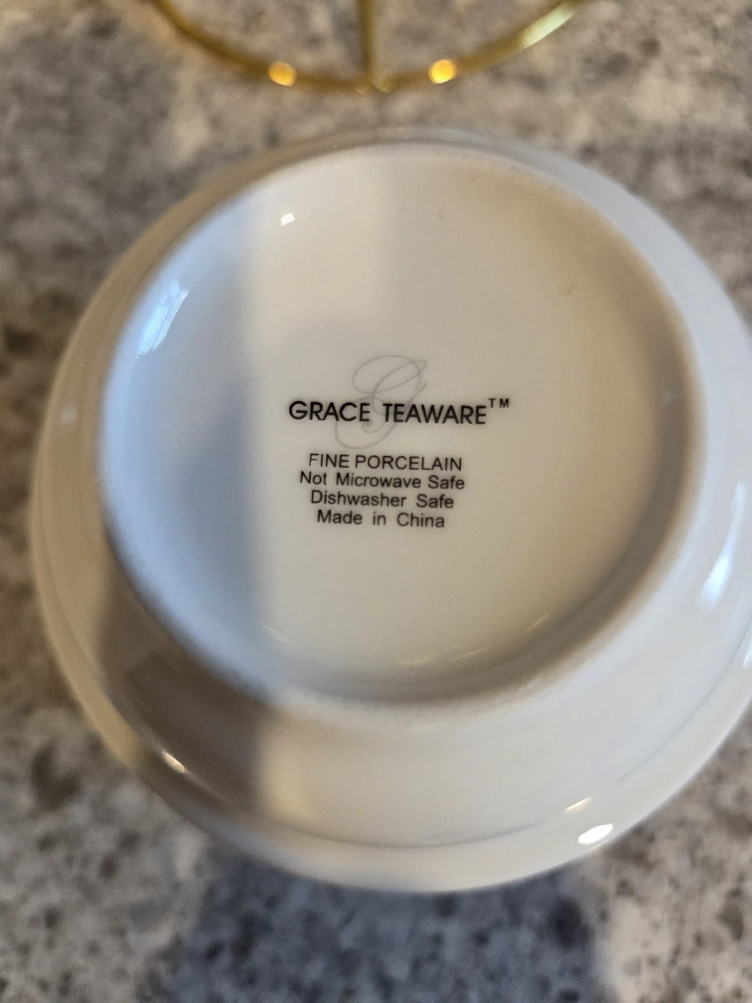 4 Grace Teaware Floral Mugs with Stand - photo 3