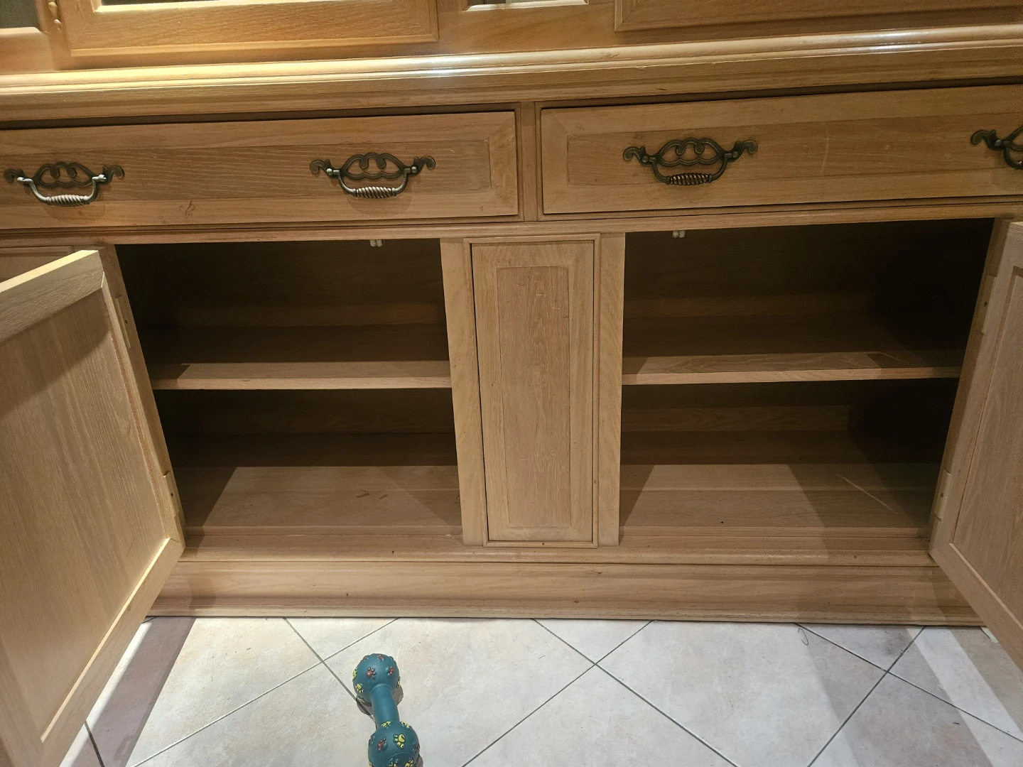 Wooden China Cabinet with Glass Doors - photo 3