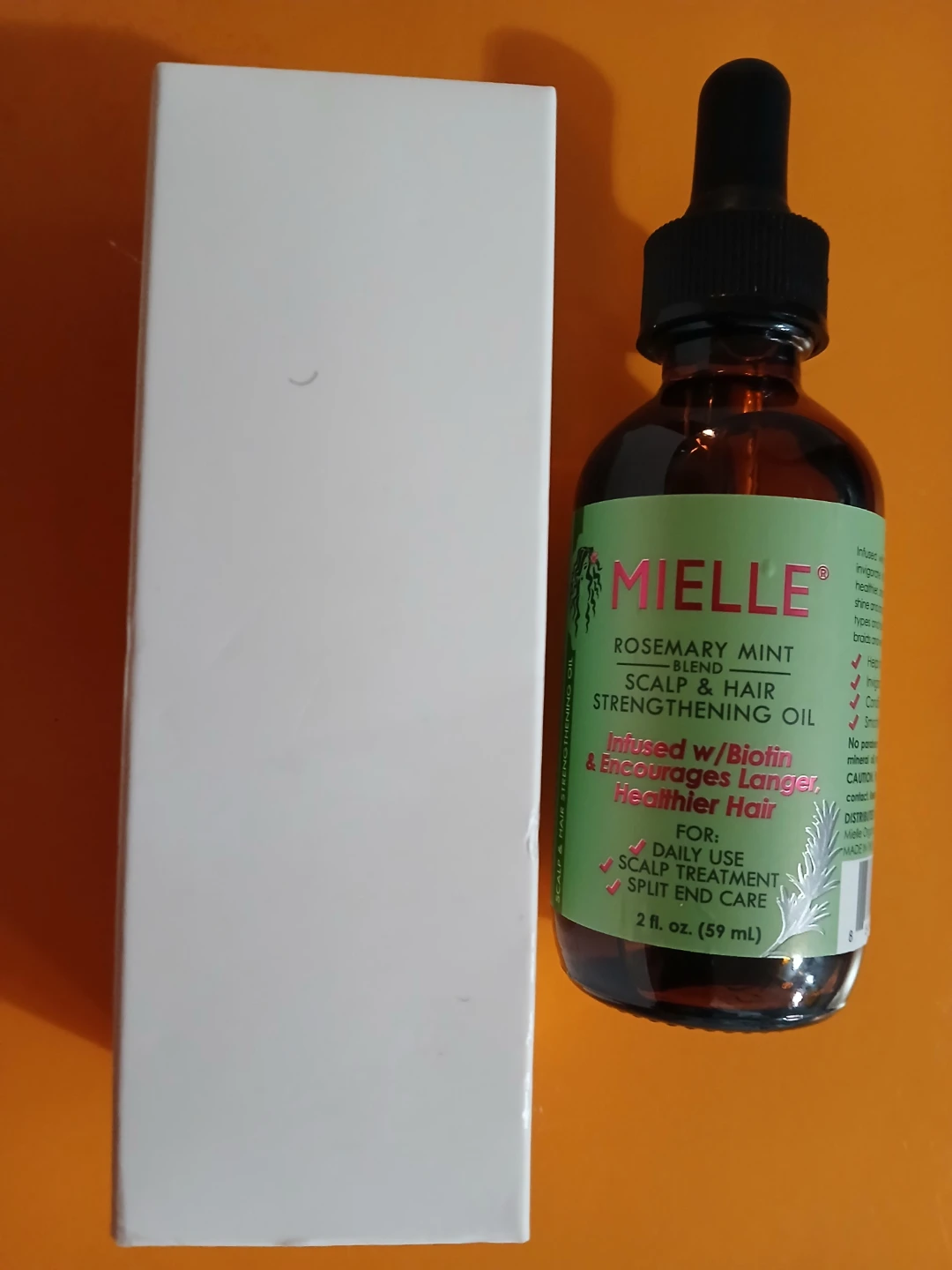 Mielle Rosemary Mint Scalp & Hair Strengthening Oil (2 fl. oz.) - photo 3