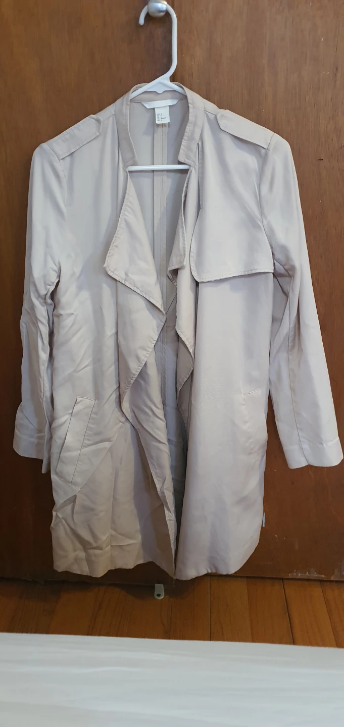 Light Beige Summer Trench Coat