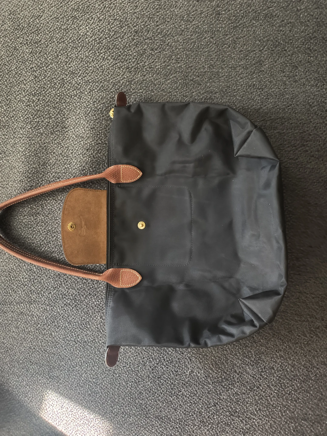 Longchamp Le Pliage Shoulder Bag - Black size medium - photo 2