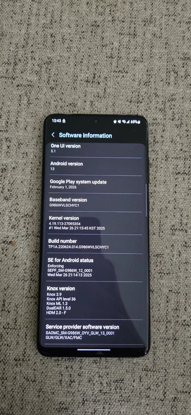 Samsung Galaxy S20+ 5G Black Smartphone - photo 3