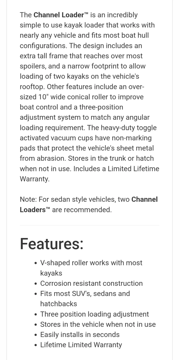 Malone Channel Loader Kayak Carrier - photo 3