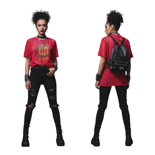 Gucci Red Mesh Logo Graphic T-Shirt - Short Sleeve Size M - photo 3