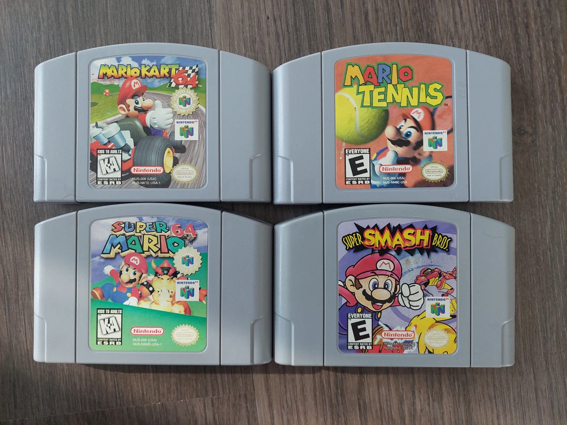 12-Game N64 Bundle - Mario Kart, Smash Bros, Donkey Kong, Kirby - photo 2