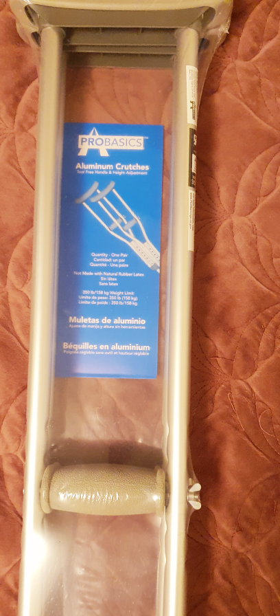 PROBASICS Aluminum Crutches - Pair