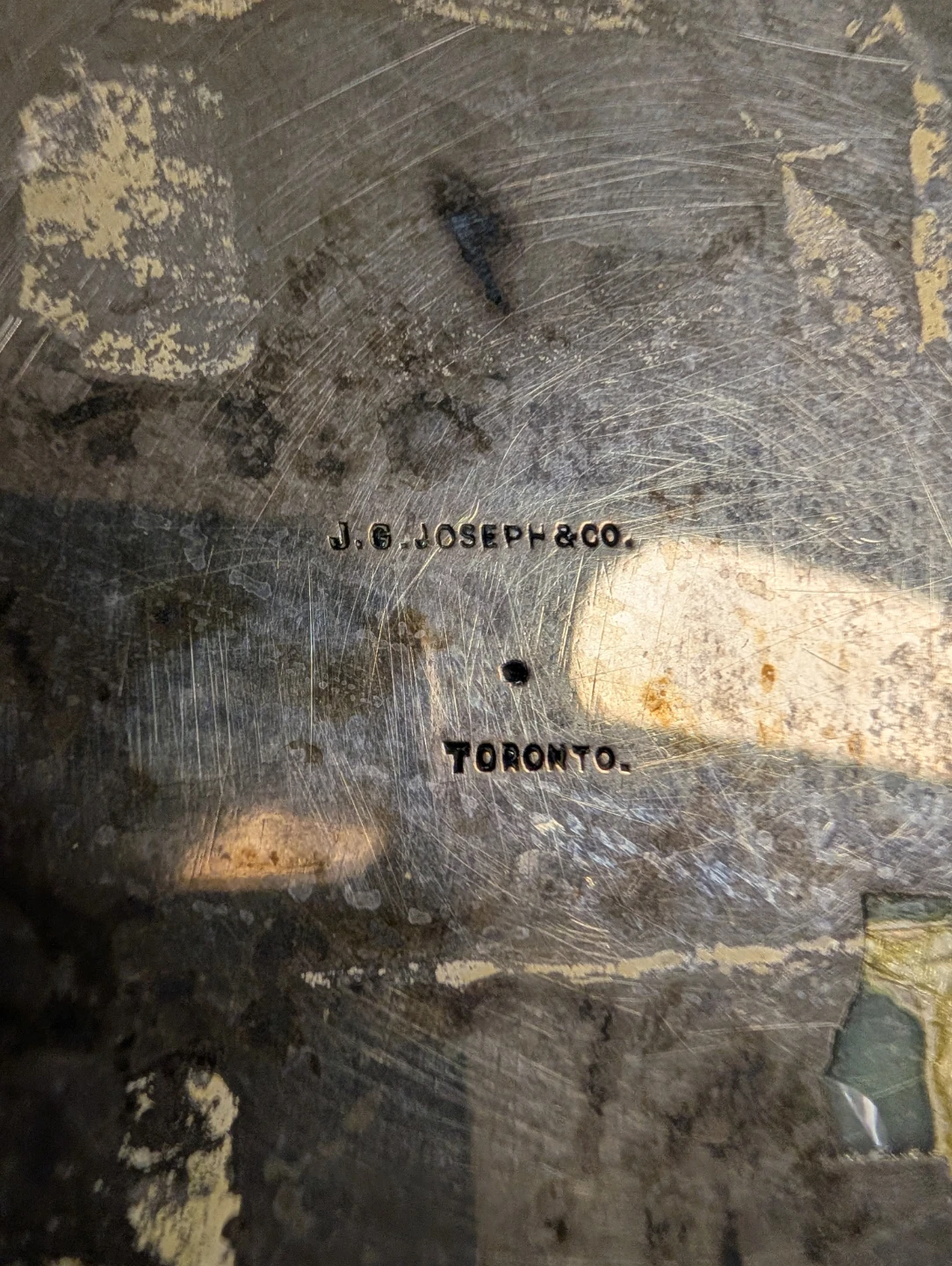J.G. Joseph & Co. Toronto Silver Plated Tray - photo 2
