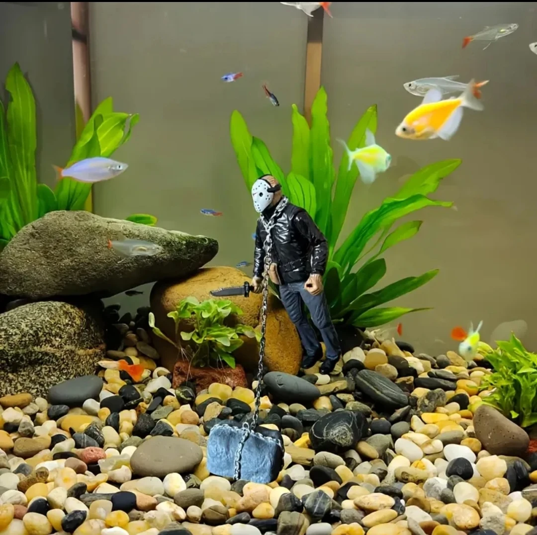 JASON HALLOWEEN AQUARIUM DECORATIVE PIECE NEW - photo 3