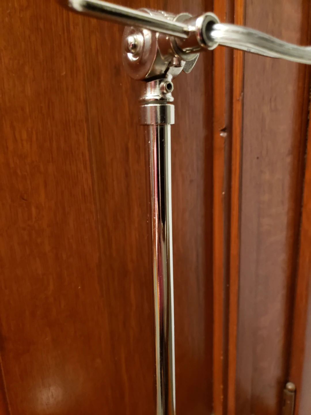 Tripod Floor Lamp with Black and Chrome Accents - photo 3