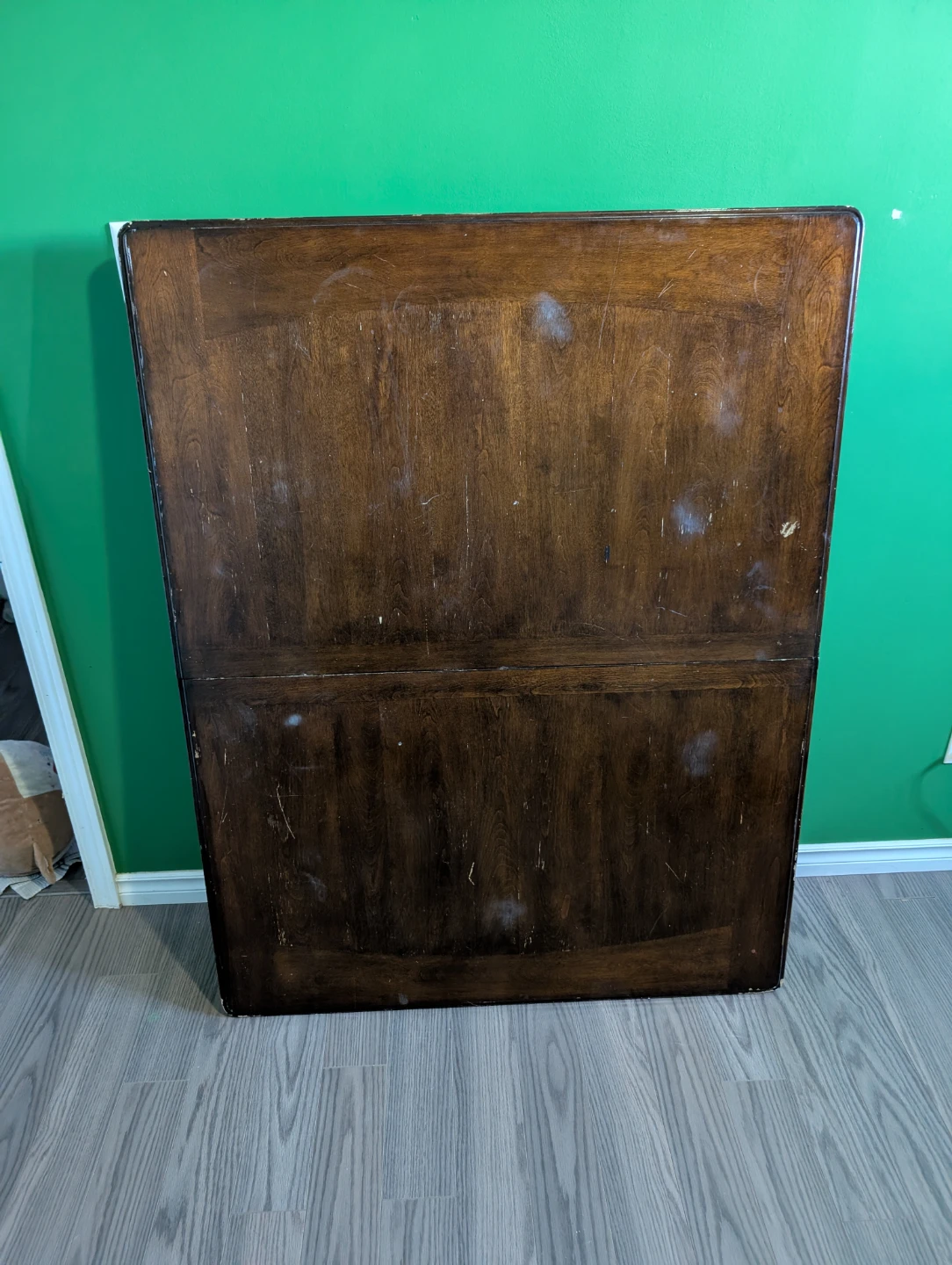Wooden dining table